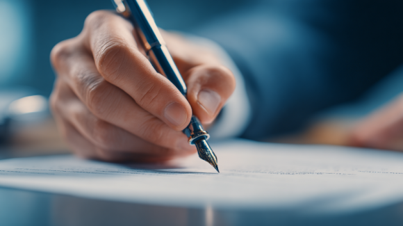 Signer des contrats 